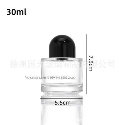 Vỏ chai chiết nước hoa 185 – 30ml dạng xịt nấm lùn