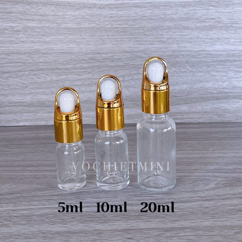 LỌ SERUM VAI XÁCH THÂN TRONG 5ML 10ML 20ML _ MS 353